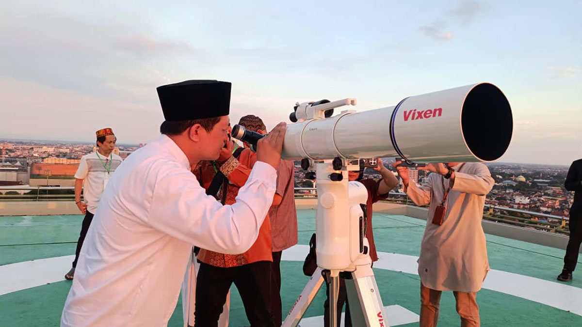 Rukyat Hilal Zulhijah 1447 H di Palembang tak terlihat, Hari Raya Iduladha diperkirakan pada tanggal 27 Mei 2026. Foto: Ilham Wahyudi/PALTV