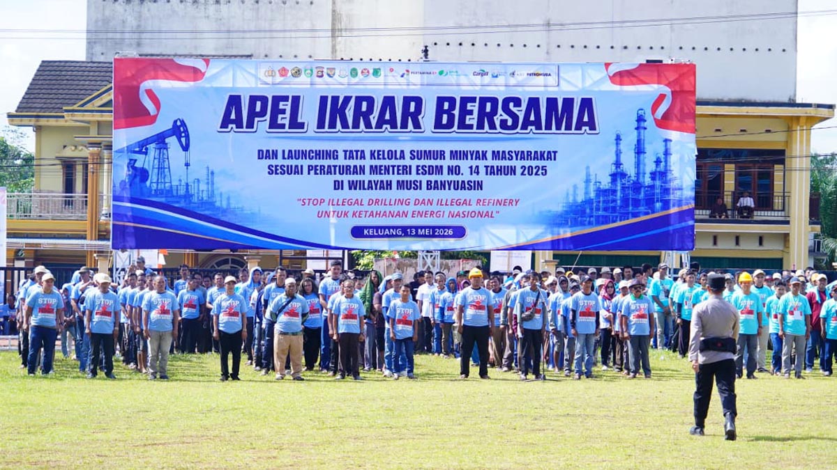 Kabupaten Musi Banyuasin (Muba) jadi titik awal penataan besar sumur minyak rakyat. Foto: Humas Pemkab Muba