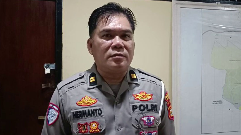 Iptu Hermanto, Kanit Gakkum Satlantas Polrestabes Palembang. Foto: Ilham Wahyudi -- PALTV