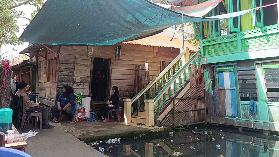 Suasana rumah duka di Kertapati. Foto: Ilham Wahyudi -- PALTV