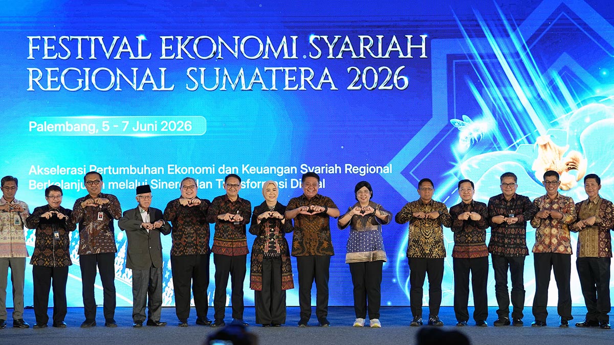 FESyar Sumatera 2026 dorong kolaborasi dan digitalisasi untuk mempercepat pengembangan ekonomi syariah menjadi salah satu motor pertumbuhan ekonomi berkelanjutan. Foto: Humas Pemprov Sumsel