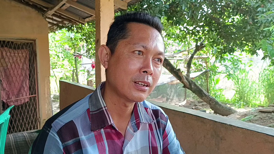 Nasirin, Ketua RT 15 setempat. Foto: Ilham Wahyudi -- PALTV