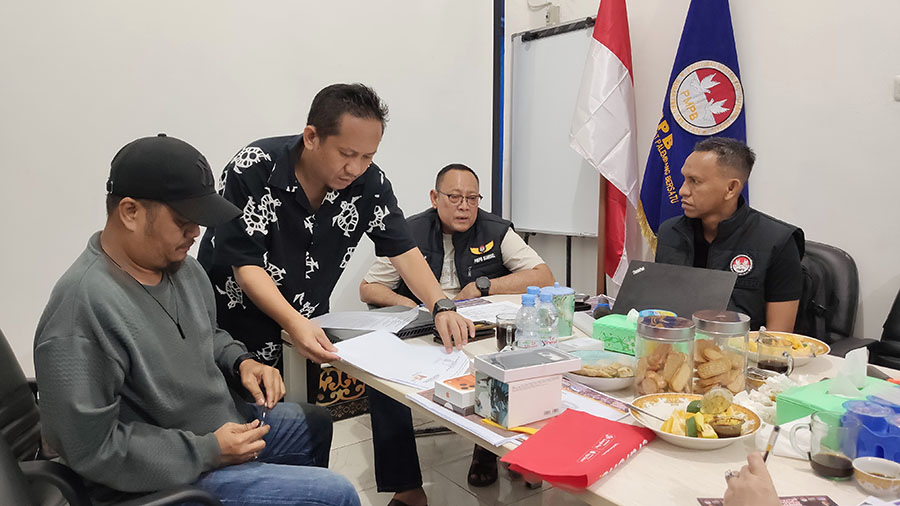 Penandatanganan MoU dilaksanakan di Kantor Pusat PMPB Sumsel Jalan Noerdin Panji. Foto: Juliadi -- PALTV